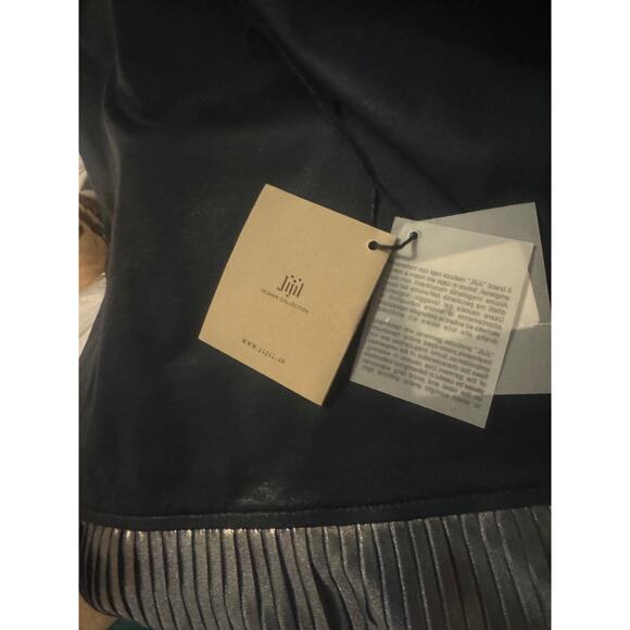 Jijil metallic blouse Dark blue silver size 8 - Picture 7 of 10